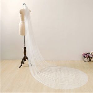 Pearl veil. cathedral length. Never worn